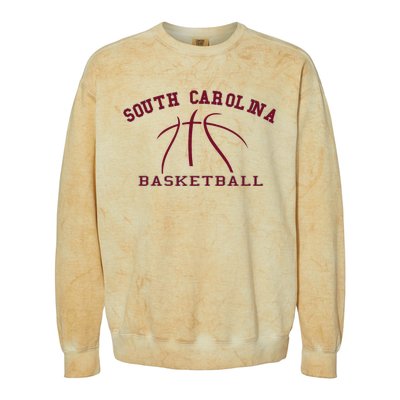 Sc Practice South Carolina Basketball Fan Hoops Gear Colorblast Crewneck Sweatshirt