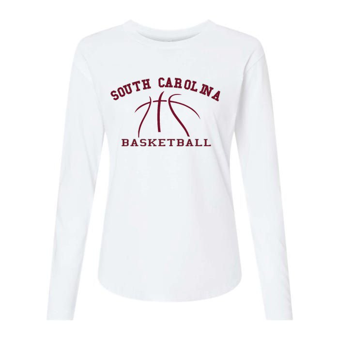 Sc Practice South Carolina Basketball Fan Hoops Gear Womens Cotton Relaxed Long Sleeve T-Shirt