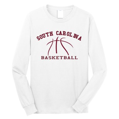 Sc Practice South Carolina Basketball Fan Hoops Gear Long Sleeve Shirt