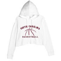 Sc Practice South Carolina Basketball Fan Hoops Gear Crop Fleece Hoodie