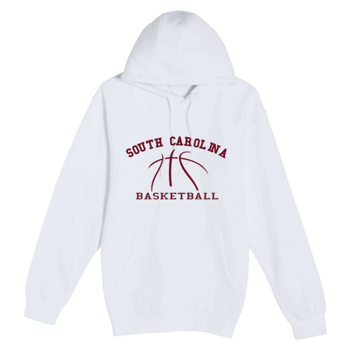 Sc Practice South Carolina Basketball Fan Hoops Gear Premium Pullover Hoodie