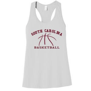 Sc Practice South Carolina Basketball Fan Hoops Gear Women's Racerback Tank