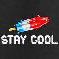 Summer Popsicle Stay Cool Funny Bomb Retro 80s Pop Gift 7 Panel Mesh Trucker Snapback Hat