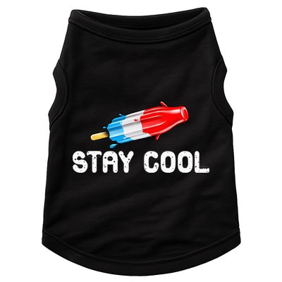 Summer Popsicle Stay Cool Funny Bomb Retro 80s Pop Gift Doggie Tank