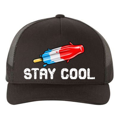 Summer Popsicle Stay Cool Funny Bomb Retro 80s Pop Gift Yupoong Adult 5-Panel Trucker Hat