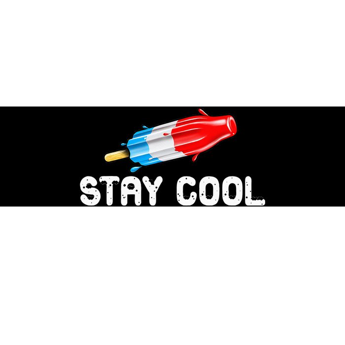 Summer Popsicle Stay Cool Funny Bomb Retro 80s Pop Gift Bumper Sticker