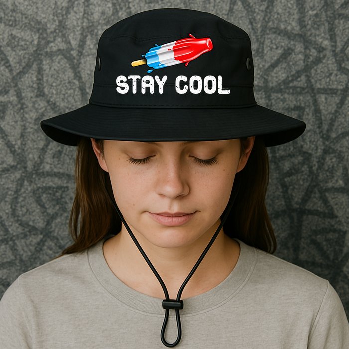 Summer Popsicle Stay Cool Funny Bomb Retro 80s Pop Gift Bucket Hat