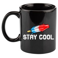 Summer Popsicle Stay Cool Funny Bomb Retro 80s Pop Gift 11oz C Handle Ceramic Mug