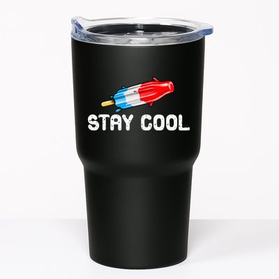 Summer Popsicle Stay Cool Funny Bomb Retro 80s Pop Gift Tumbler