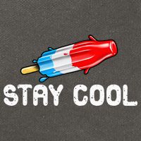 Summer Popsicle Stay Cool Funny Bomb Retro 80s Pop Gift Cotton Canvas Backpack