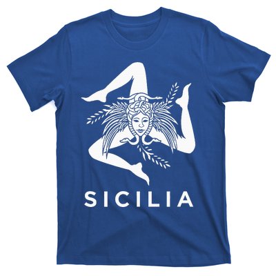 Sicilian Pride Sicilia Sicilian Flag Trinacria T-Shirt