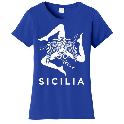 Sicilian Pride Sicilia Sicilian Flag Trinacria Women's T-Shirt