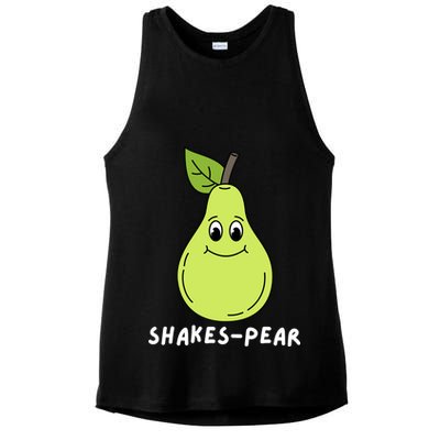 Shakes Pear Shakespeare Funny Ladies PosiCharge Tri-Blend Wicking Tank