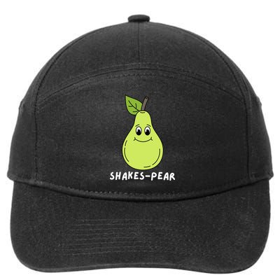 Shakes Pear Shakespeare Funny 7-Panel Snapback Hat
