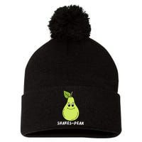 Shakes Pear Shakespeare Funny Pom Pom 12in Knit Beanie