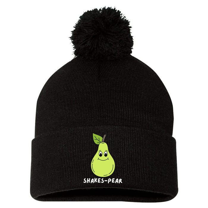 Shakes Pear Shakespeare Funny Pom Pom 12in Knit Beanie