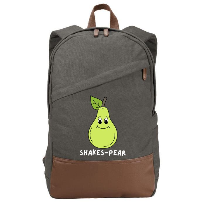 Shakes Pear Shakespeare Funny Cotton Canvas Backpack