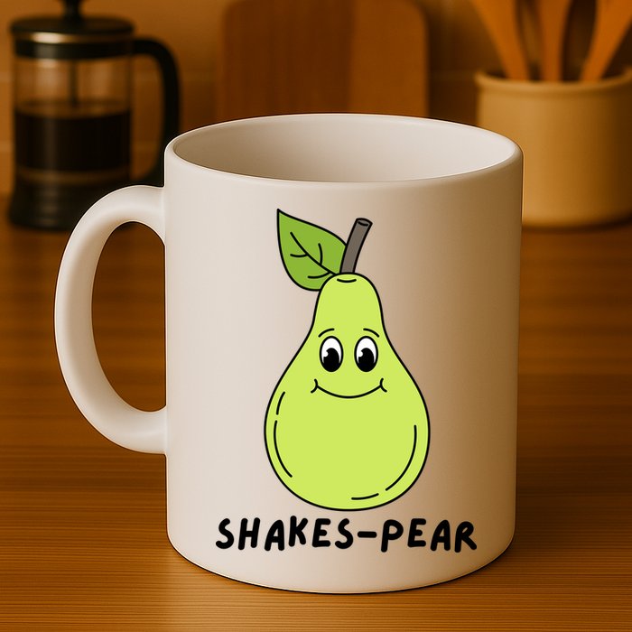 Shakes Pear Shakespeare Funny Mug