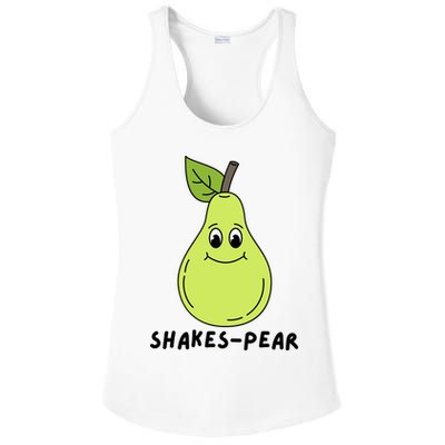 Shakes Pear Shakespeare Funny Ladies PosiCharge Competitor Racerback Tank