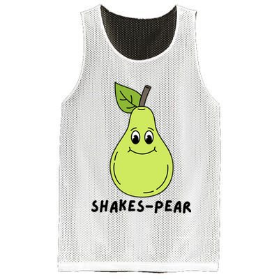 Shakes Pear Shakespeare Funny Mesh Reversible Basketball Jersey Tank