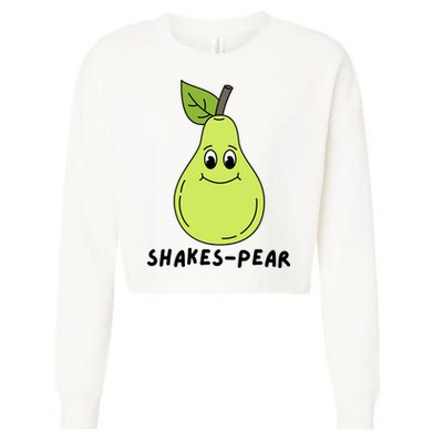 Shakes Pear Shakespeare Funny Cropped Pullover Crew