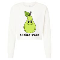 Shakes Pear Shakespeare Funny Cropped Pullover Crew