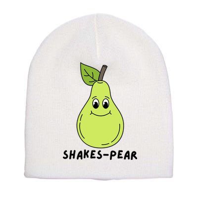 Shakes Pear Shakespeare Funny Short Acrylic Beanie