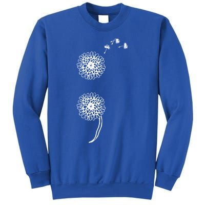 Semicolon Project Suicide Prevention Blowball Dandelion Gift Sweatshirt