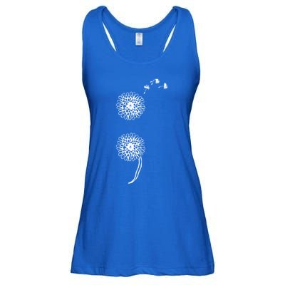 Semicolon Project Suicide Prevention Blowball Dandelion Gift Ladies Essential Flowy Tank