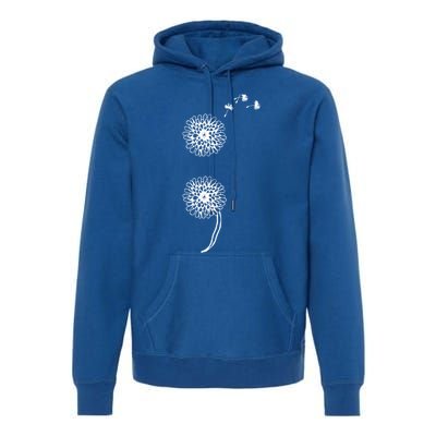 Semicolon Project Suicide Prevention Blowball Dandelion Gift Premium Hoodie