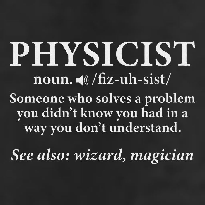 Scientist Physics Student Funny Physicist Definition Crop Fleece Hoodie
