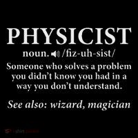 Scientist Physics Student Funny Physicist Definition Magnet