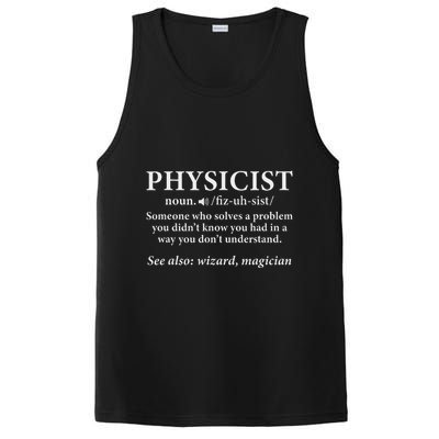 Scientist Physics Student Funny Physicist Definition PosiCharge Competitor Tank
