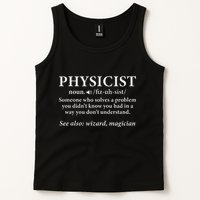 Scientist Physics Student Funny Physicist Definition Tank Top