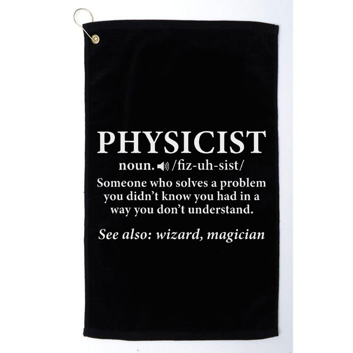Scientist Physics Student Funny Physicist Definition Golf Towel