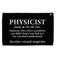 Scientist Physics Student Funny Physicist Definition Grommeted Golf Towel