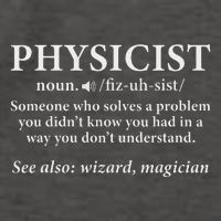 Scientist Physics Student Funny Physicist Definition Vector Backpack