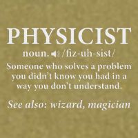 Scientist Physics Student Funny Physicist Definition Garment-Dyed Women's Muscle Tee