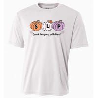 Slp Pumpkin Speech Language Pathologist Grade Fall Autumn Cooling Performance Crew T-Shirt