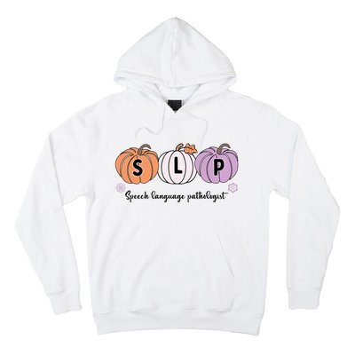 Slp Pumpkin Speech Language Pathologist Grade Fall Autumn Hoodie