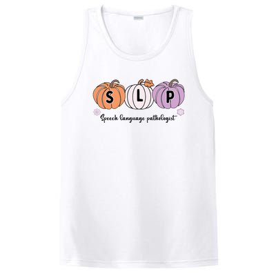 Slp Pumpkin Speech Language Pathologist Grade Fall Autumn PosiCharge Competitor Tank