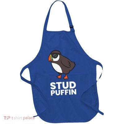 Stud Puffin Seabird Stuf Muffin Iceland Puffin Bird Meaningful Gift Full-Length Apron With Pockets