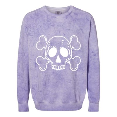 Skull Pirate Colorblast Crewneck Sweatshirt