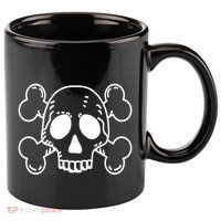 Skull Pirate 11oz C Handle Ceramic Mug
