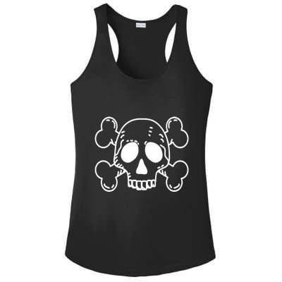 Skull Pirate Ladies PosiCharge Competitor Racerback Tank