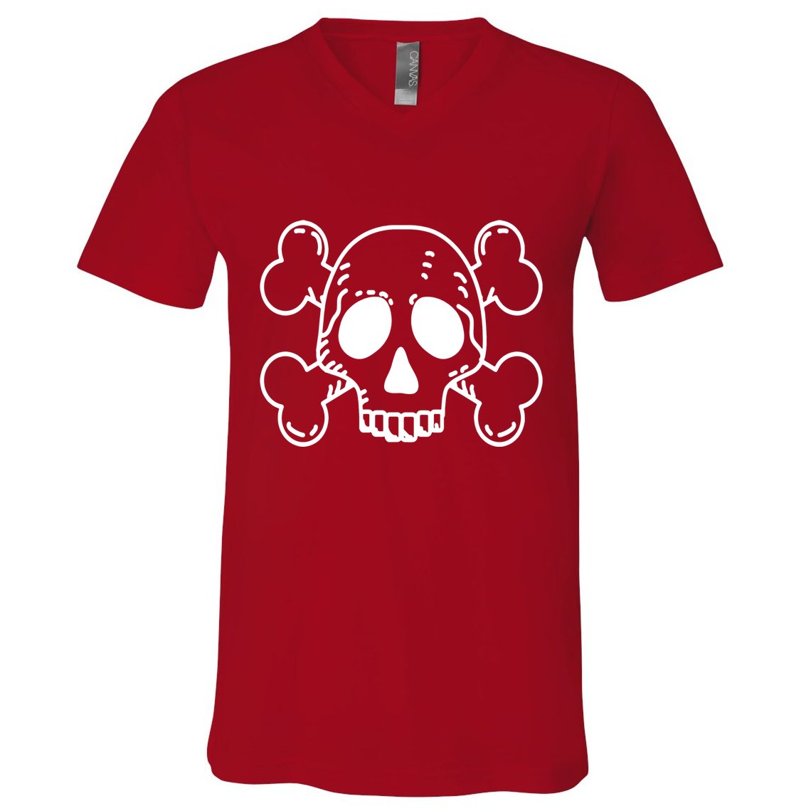 Skull Pirate V-Neck T-Shirt
