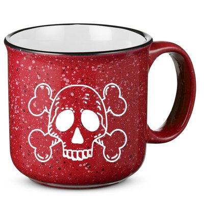 Skull Pirate 15oz Campfire Ceramic Mug