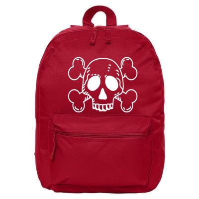 Skull Pirate 16 in Basic Backpack