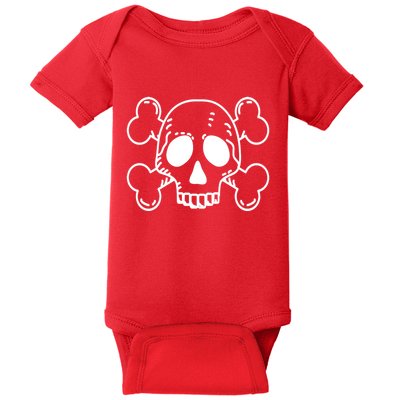 Skull Pirate Baby Bodysuit