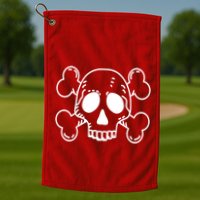 Skull Pirate Golf Towel